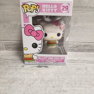 Funko Pop! Hello Kitty Kawaii Burger Shop Figure - Pink, White, Yellow